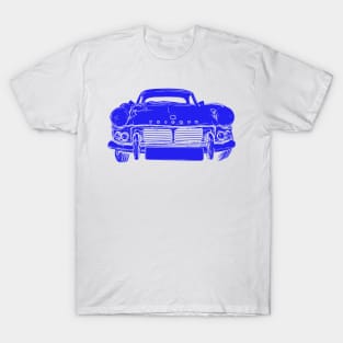 Triumph Spitfire 4 Mk2 1960s classic car blue inversion T-Shirt